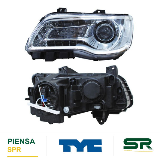 FARO IZQUIERDO FONDO CROMADO CHRYSLER 300 2015-2017 TYC