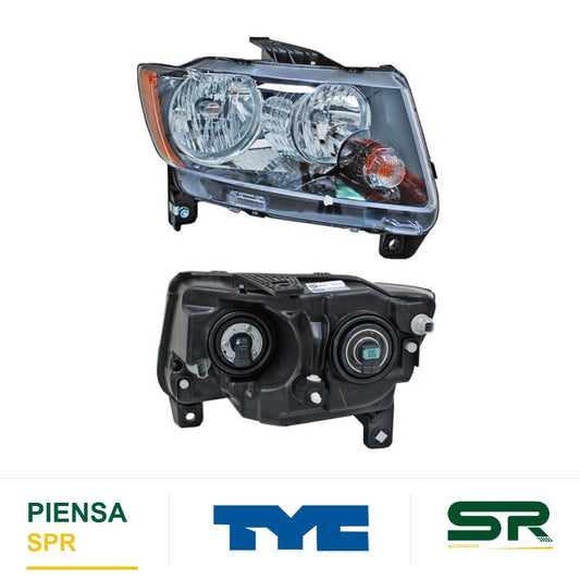 FARO DERECHO FONDO NEGRO AS JEEP COMP S 2014-2017 TYC