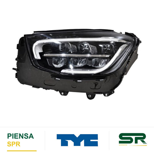 FARO IZQUIERDO CON MOTOR ELÉCTRICO LED MERCEDES BENZ GLC 2020-2025 S TYC2 TYC