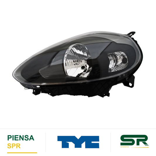 FARO IZQUIERDO FONDO NEGRO FIAT PUNTO 2013-2015 TYC1 TYC
