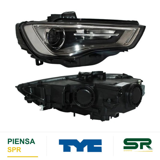 FARO DERECHO CON MOTOR ELÉCTRICO LED AUDI A3 2013-2016 S HUMO TYC1 CCC2 TYC