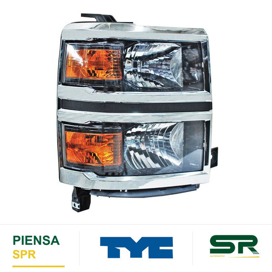 FARO DERECHO FONDO CROMADO FORD PICKUP 2014-2016 TYC