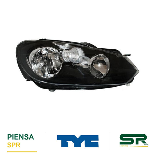 FARO DERECHO CON MOTOR ELÉCTRICO VOLKSWAGEN GOLF 2010-2014 TYC