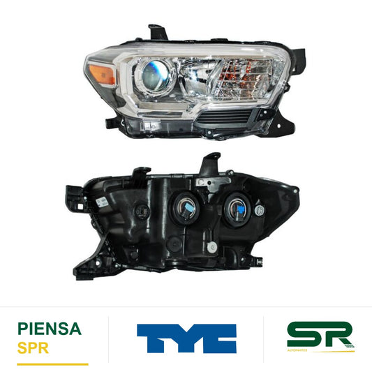 FARO DERECHO FONDO CROMADO TOYOTA TACOMA 2017-2023 NSF TYC