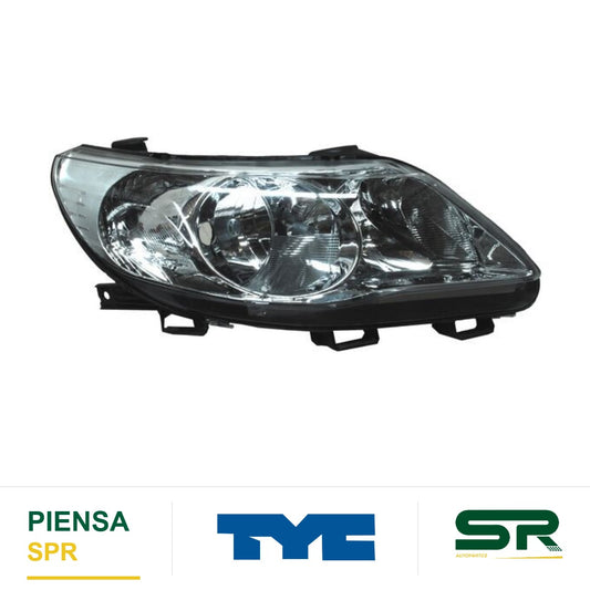 FARO DERECHO FONDO CROMADO DOBLE AS GOL 2008-2012 TYC