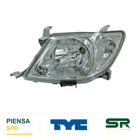 FARO IZQUIERDO TOYOTA HILUX 2009-2011 CUARTO BCO TYC