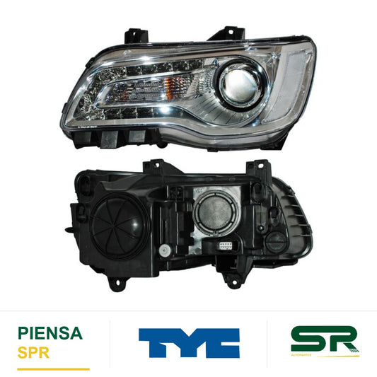 FARO IZQUIERDO FONDO CROMADO CHRYSLER 300 2018-2021 TYC1 TYC