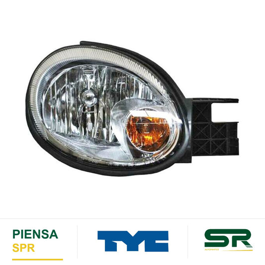 FARO DERECHO FONDO CROMADO DODGE NEON 2003-2005 TYC