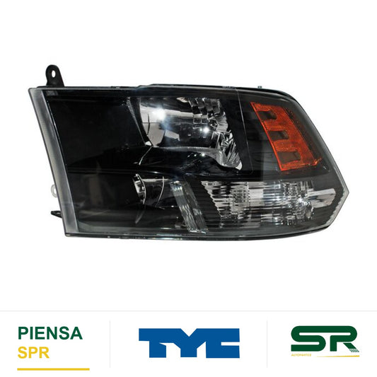 FARO IZQUIERDO FONDO NEGRO DODGE PICKUP 2013-2019 TYC
