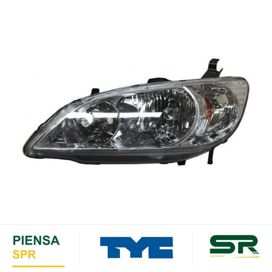 FARO IZQUIERDO HONDA CIVIC 2004-2005 28712 TYC