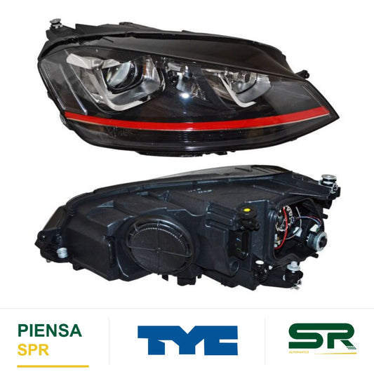 FARO DERECHO CON MOTOR ELÉCTRICO VOLKSWAGEN GOLF 2015-2016 GTI TYC1 TYC