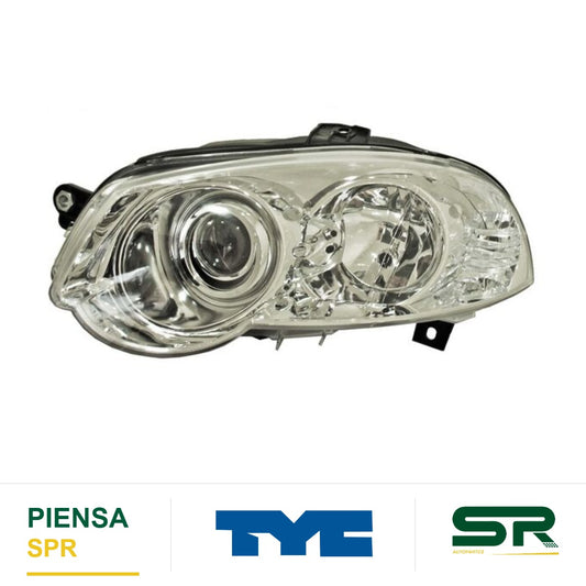FARO IZQUIERDO FONDO CROMADO RAM 700 2015-2020 / FIAT PALIO / STRADA 2008-2014 / ALBEA 2009-2011 TYC