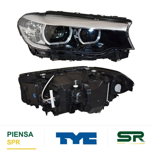 FARO DERECHO CON LUZ DE DÍA LED BMW SERIE 5 2017-2019 S TYC1 CCC3.9.05 TYC
