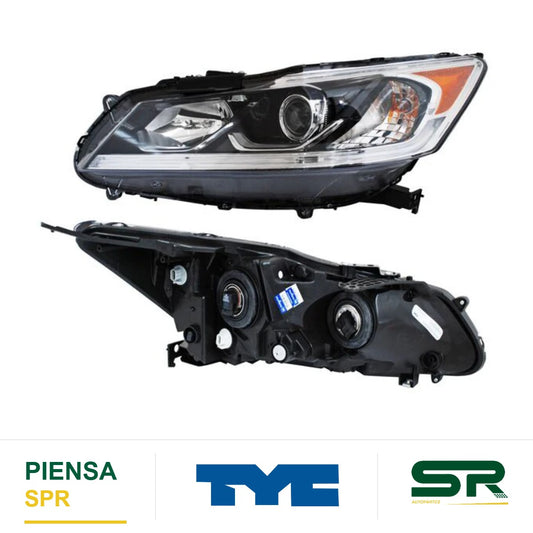 FARO IZQUIERDO CON LUZ DE DÍA HONDA ACCORD 2016-2017 28702 TYC