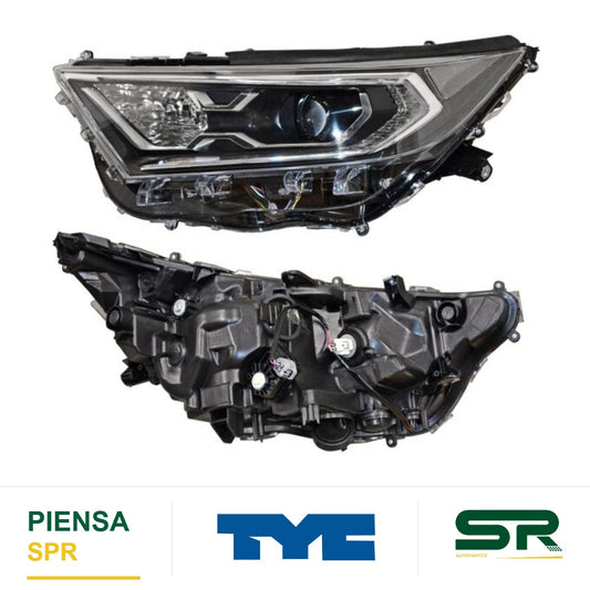 FARO IZQUIERDO CON MOTOR LED TOYOTA RAV4 2020-2021 LIMITED HYBRID C / S TYC1 TYC