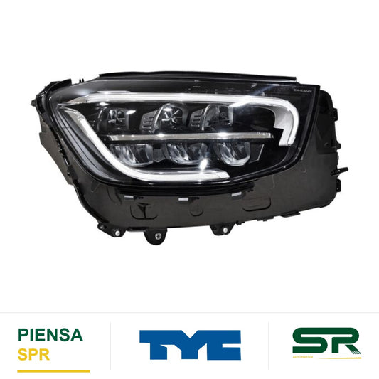 FARO DERECHO CON MOTOR ELÉCTRICO LED MERCEDES BENZ GLC 2020-2025 S TYC2 TYC