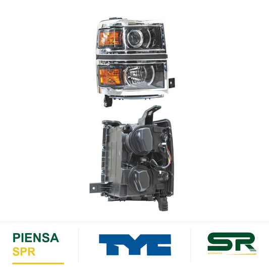 FARO DERECHO FONDO CROMADO CON PROYECTOR FORD PICKUP 2014-2016 TYC