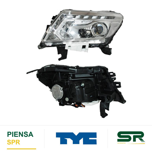 FARO IZQUIERDO FONDO CROMADO LED NISSAN PICKUP NP300 / FRONTIER 2016-2020 S TYC1 MCH TYC