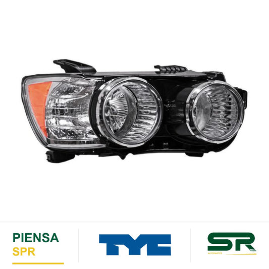 FARO DERECHO CROMADO CHEVROLET SONIC 2012-2016 LTZ C / AROS S C / REFLEJANTE TYC