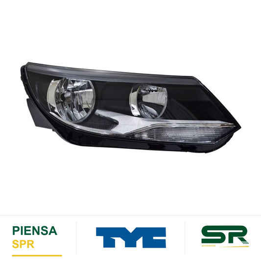 FARO DERECHO CON MOTOR ELÉCTRICO VOLKSWAGEN TIGUAN 2012-2017 TYC