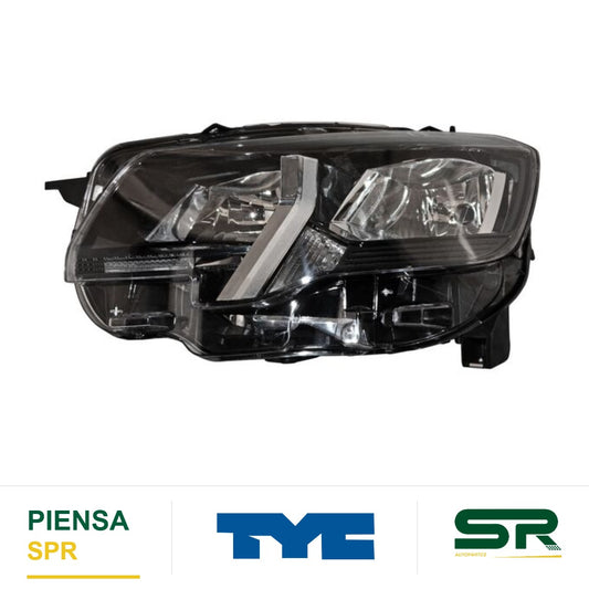 FARO IZQUIERDO CON MOTOR ELÉCTRICO PEUGEOT PARTNER 2020-2024 TYC