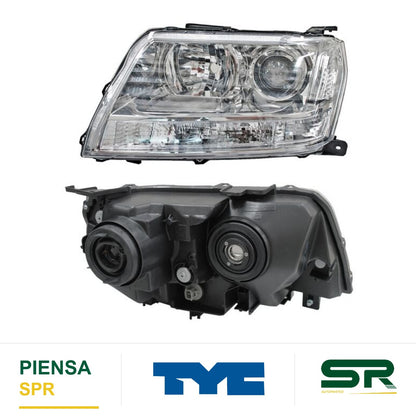 FARO IZQUIERDO FONDO CROMADO SUZUKI GRAND VITARA 2009-2015 CUARTO BCO .4.06 TYC