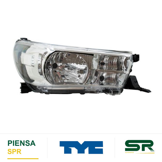 FARO DERECHO SIN MOTOR TOYOTA HILUX 2016-2020 TYC