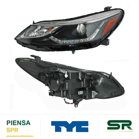 FARO IZQUIERDO LED CHEVROLET CRUZE 2016-2019 S LINEA NUEVA CCC.7.05 TYC