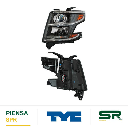 FARO IZQUIERDO CROMADO CHEVROLET SUBURBAN / TAHOE 2018-2020 C / MOLD SUP TYC2 TYC