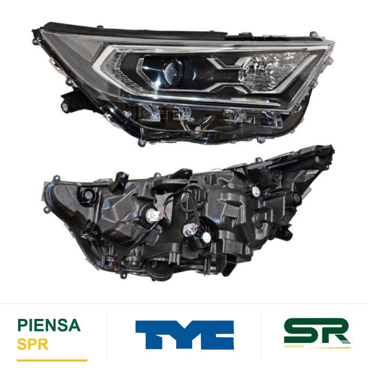 FARO DERECHO CON MOTOR LED TOYOTA RAV4 2020-2021 LIMITED HYBRID C / S TYC1 TYC