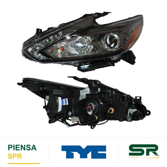 FARO IZQUIERDO FONDO NEGRO LED NISSAN ALTIMA 2017-2018 S G15 TYC