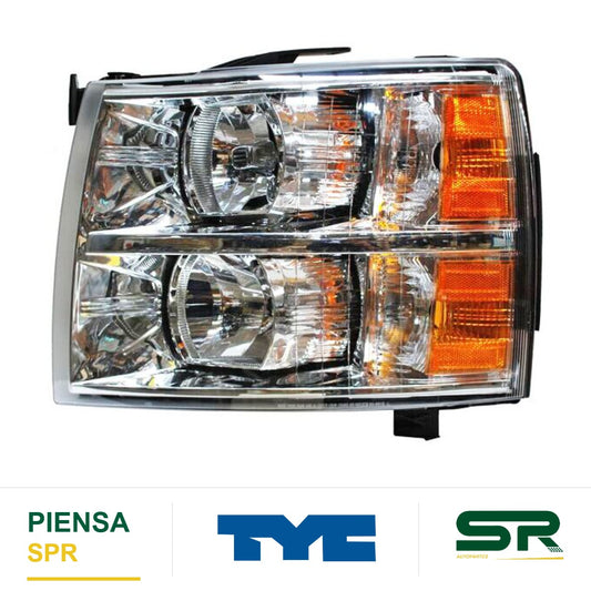FARO IZQUIERDO CHEVROLET PICKUP / CHEYENNE 2007-2013 S / FOCO TYC