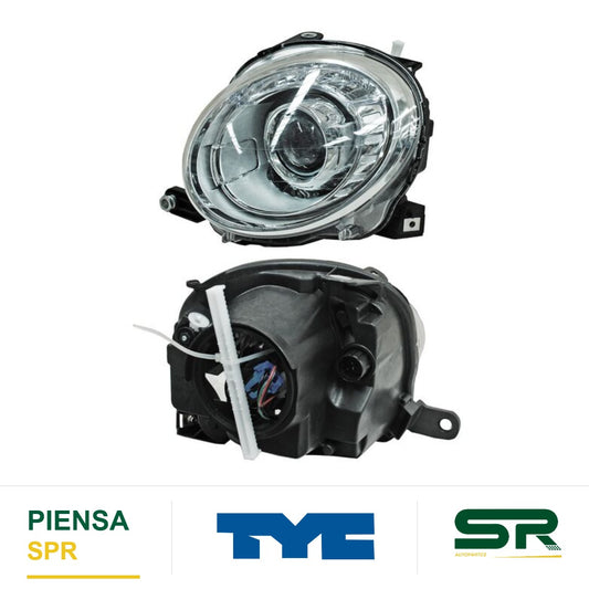 FARO IZQUIERDO CON LUPA FIAT 500 2009-2015 SUP TYC1 TYC