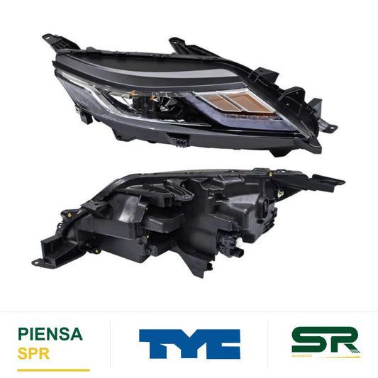 FARO DERECHO CON LUZ DE DÍA CON LUPA LED MITSUBISHI PICKUP L200 2020-2024 GLS S TYC
