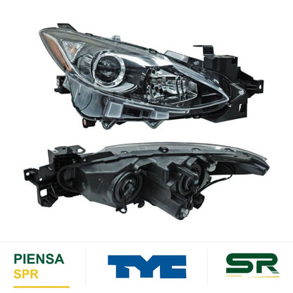 FARO DERECHO MAZDA 3 2014-2016 C / FOCOS TYC