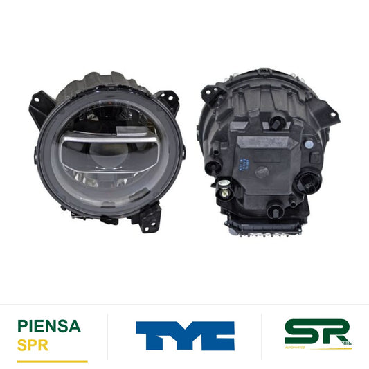 FARO DERECHO NEGRO LED JEEP WRANGLER 2018-2025 FILO S TYC