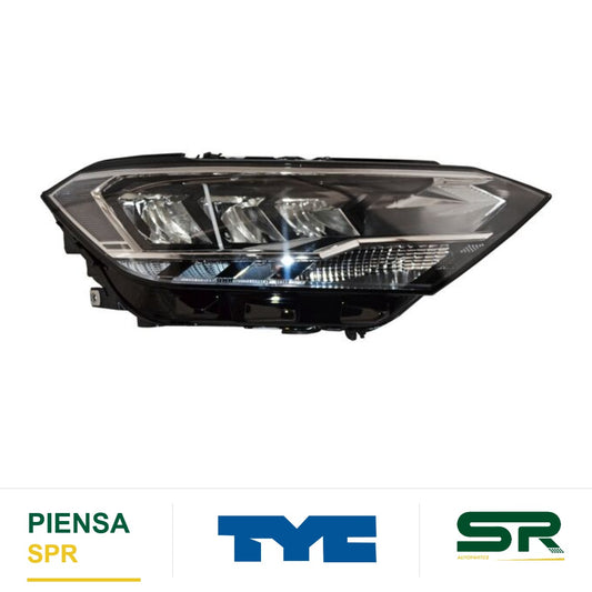 FARO DERECHO CON MOTOR LED VOLKSWAGEN JETTA 2019-2024 REFLEJANTE BCO S 28906 TYC