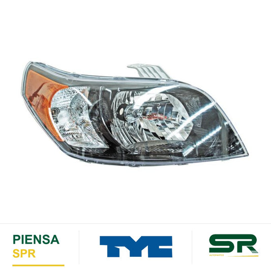 FARO DERECHO FONDO NEGRO AVEO 2012-2017 / PONTIAC G3 2008-2009 5P 28902 + TYC