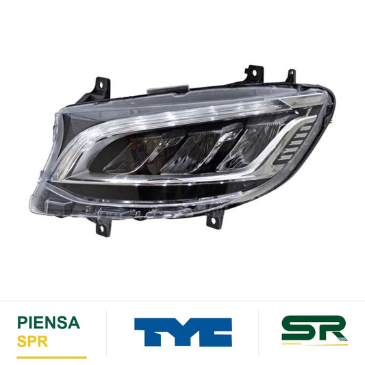 FARO IZQUIERDO CON MOTOR ELÉCTRICO LED MERCEDES BENZ SPRINTER 2019-2024 S TYC1 TYC