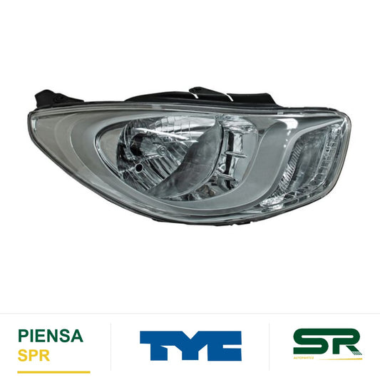 FARO DERECHO FONDO CROMADO HYUNDAI I10 2011-2014 TYC
