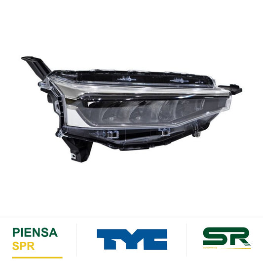 FARO DERECHO LED FONDO NEGRO TOYOTA AVANZA 2022-2025 TYC