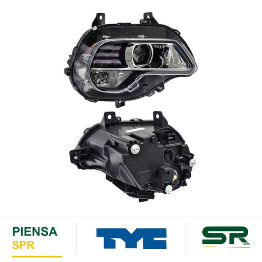 FARO DERECHO CROMADO LED AS GROOVE 2022-2025 C / S C / BAL TRA FILO TYC