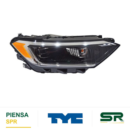 FARO DERECHO 8 PINES VOLKSWAGEN JETTA 2019-2024 REFLEJANTE GLI / HIGHLINE 464 TYC