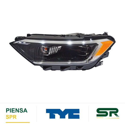 FARO IZQUIERDO 8 PINES VOLKSWAGEN JETTA 2019-2024 REFLEJANTE GLI / HIGHLINE TYC