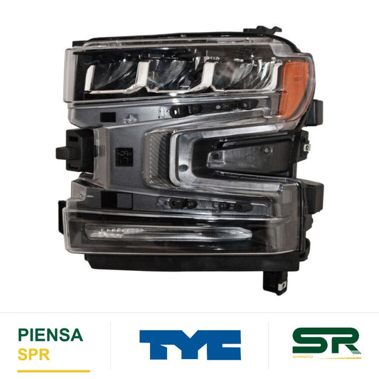 FARO IZQUIERDO LED CHEVROLET PICKUP 2019-2022 S TYC