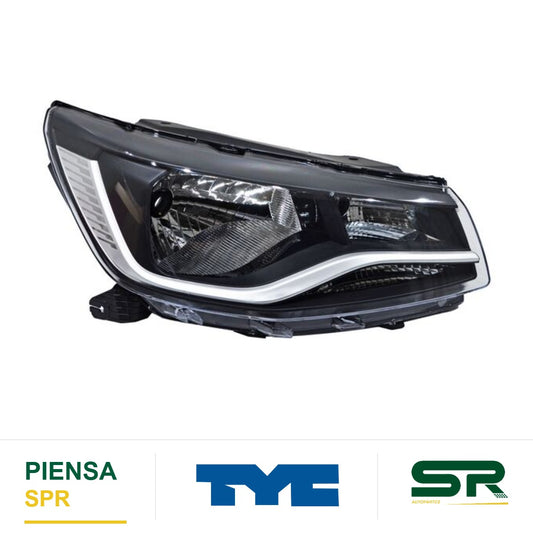 FARO DERECHO CROMADO VOLKSWAGEN SAVEIRO 2024-2026 TYC