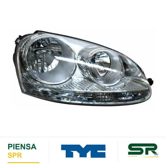 FARO DERECHO FONDO CROMADO VOLKSWAGEN BORA 2006-2010 TYC