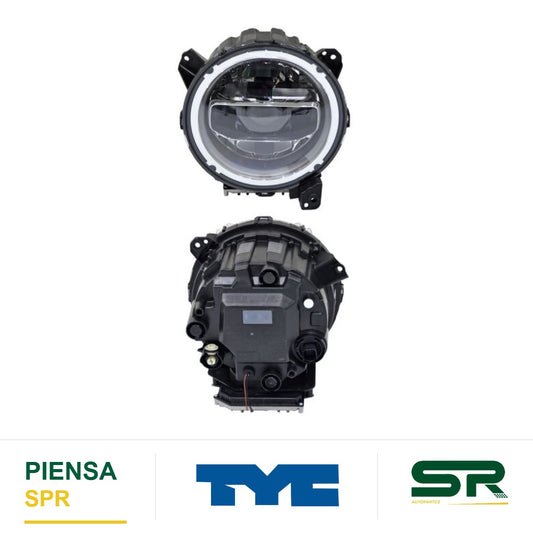 FARO DERECHO CROMADO LED JEEP WRANGLER 2018-2023 FILO S 723DP TYC