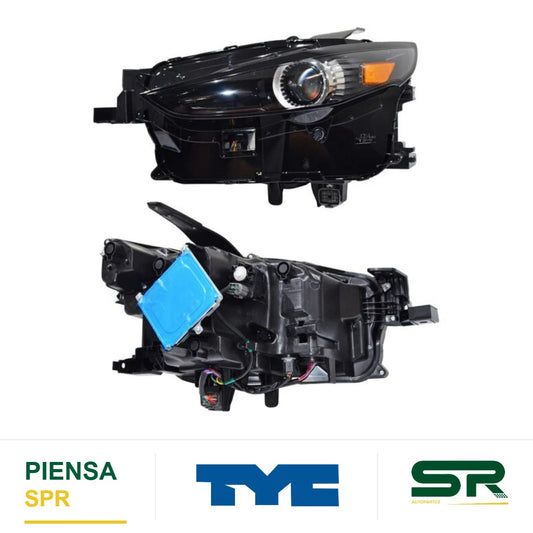 FARO IZQUIERDO CON LUPA NEGRO LED MAZDA CX30 2020-2025 F / CON 627 723M TYC