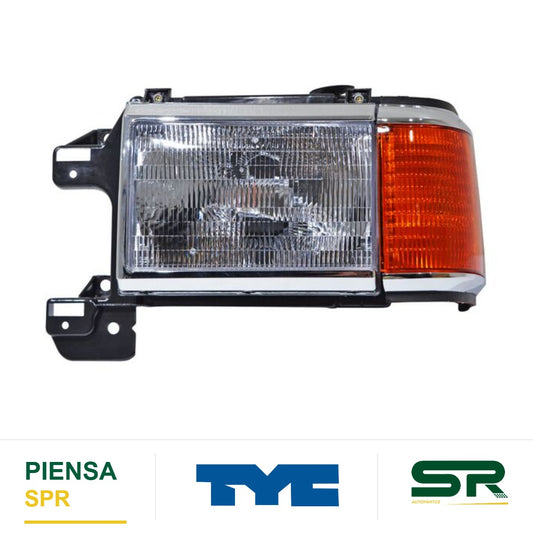 FARO IZQUIERDO CON CUARTO CON CROMO CON BASE FORD PICKUP 1987-1991 U TYC